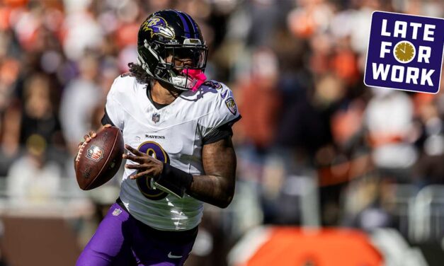 Late for Work: Pundit Says There's 'No Debate' That Lamar Jackson Is Midseason MVP