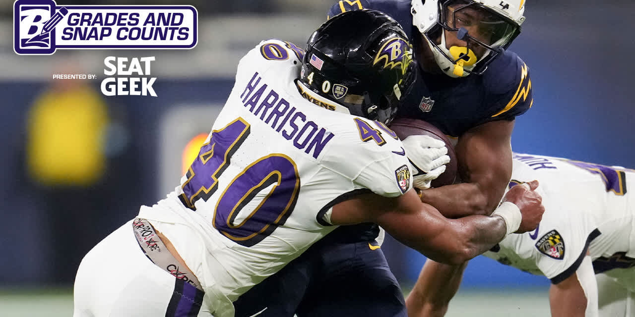 Malik Harrison Balls Out in Ravens' Win vs. Chargers