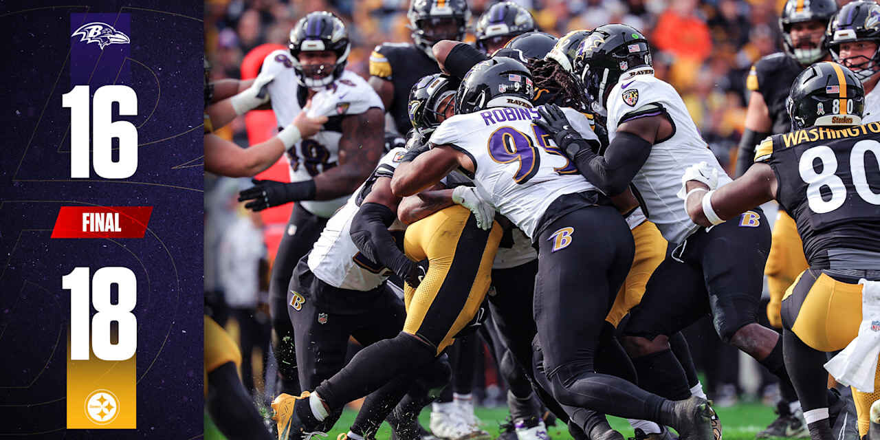 Game Recap: Ravens Fall to Steelers in AFC North Showdown