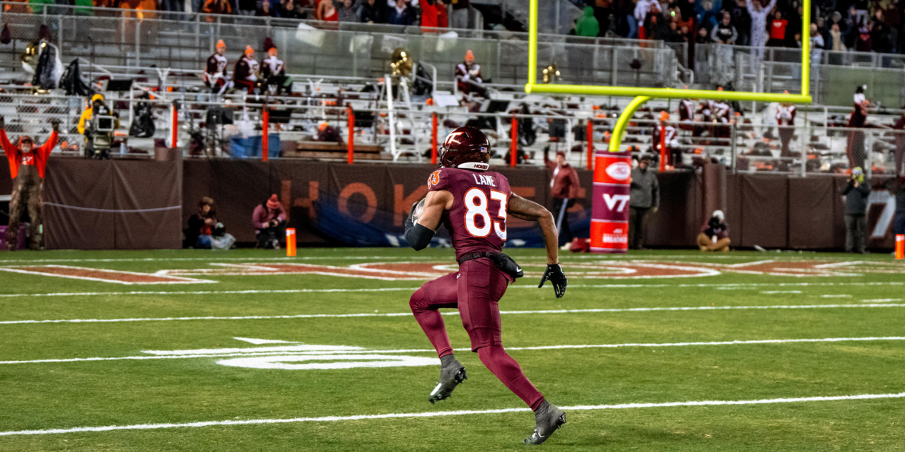 Receiving Touchdown by Jaylin Lane (UVA)