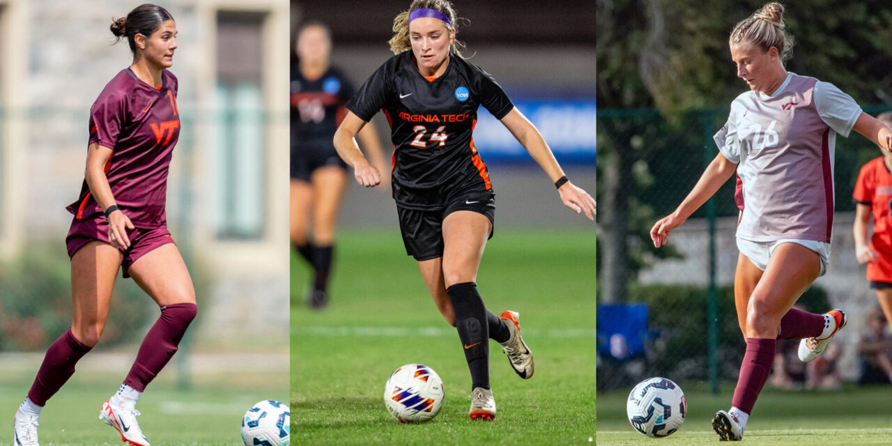 Three Hokies garner All-Atlantic Region honors