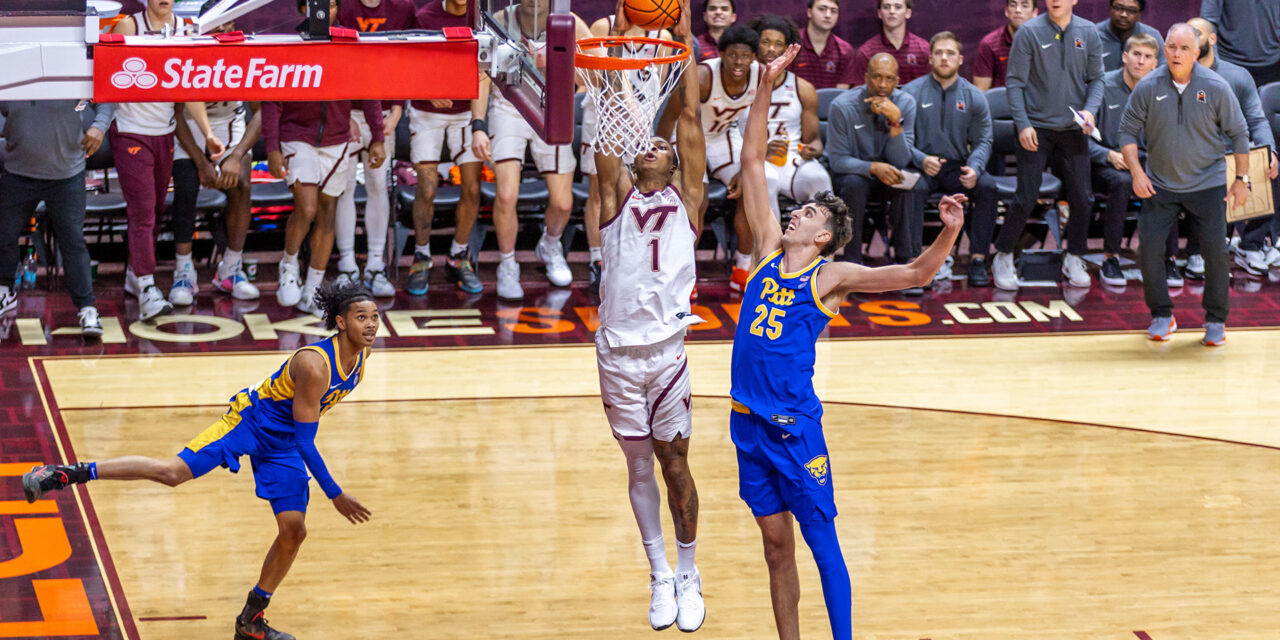 Hokies fail to hang on down the stretch in 64-59 loss to No. 18 Pitt