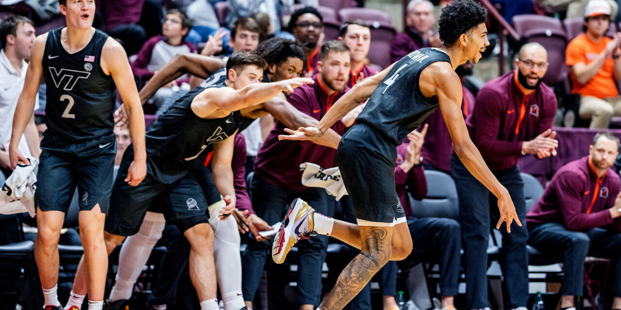 Bench production powers Hokies past Aggies, 95-67