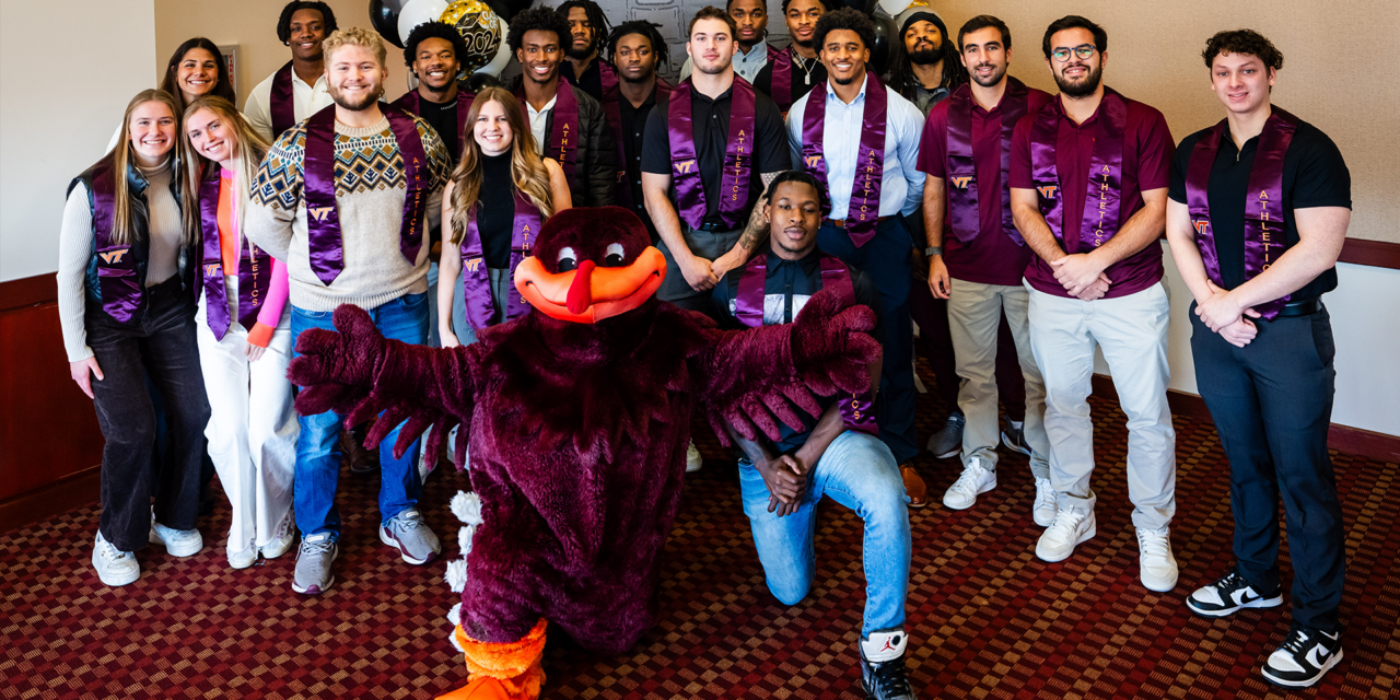 Virginia Tech celebrates 32 student-athletes at fall commencement