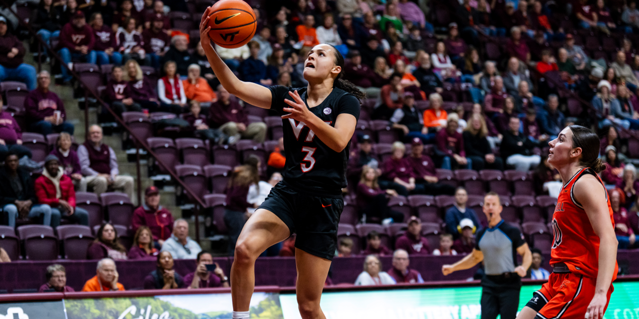 Hokies close 2024 with emphatic 81-46 victory over Campbell