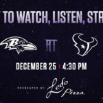 How to Watch, Listen to, Live Stream Ravens vs. Texans, Week 17