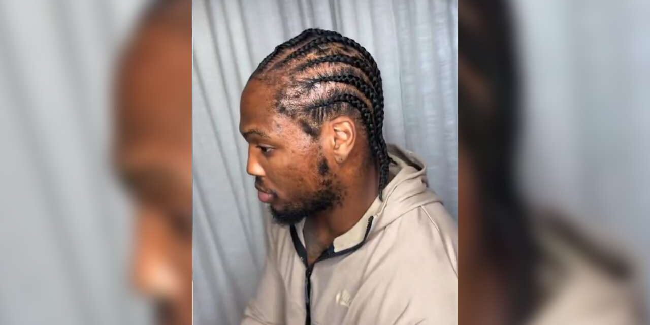 Derrick Henry Cuts Dreads for Cornrows