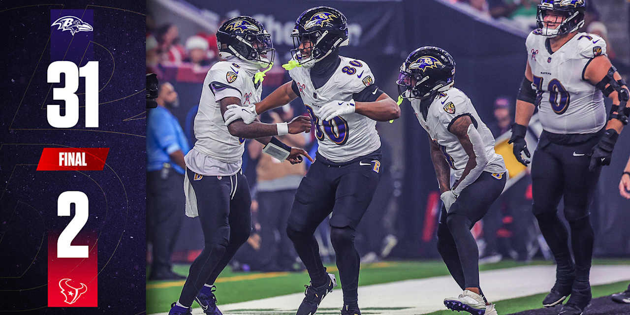 Game Recap: Ravens Blowout Texans on Christmas