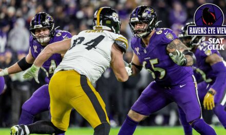 Ravens Eye View: Ravens’ Inside Run Game Got Cranked Up vs. Steelers