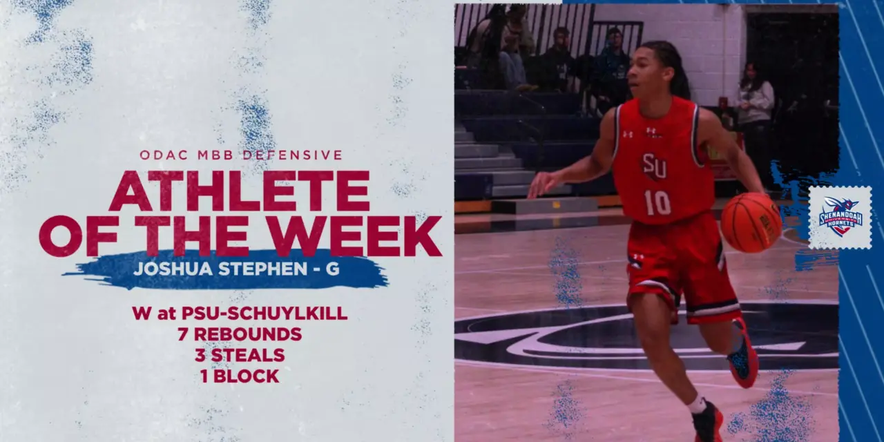 Stephen Earns ODAC Defensive Player of the Week