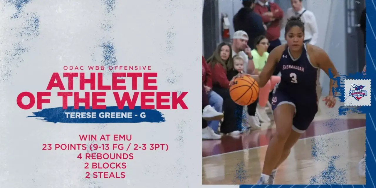 Greene Takes Home ODAC Offensive Player of the Week