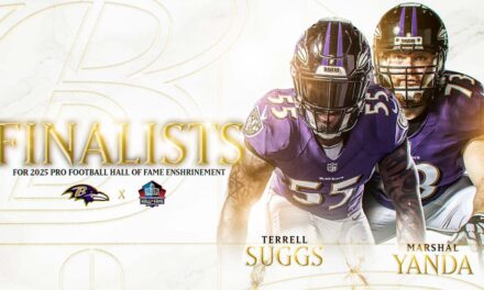 Terrell Suggs and Marshal Yanda Are Hall of Fame Finalists