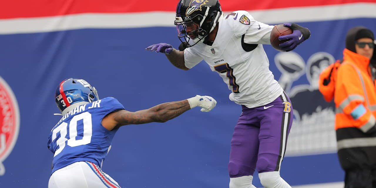 Rashod Bateman’s Breakout Continues Against Giants