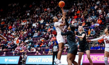 Micheaux’s perfect shooting day guides Hokies to third straight win