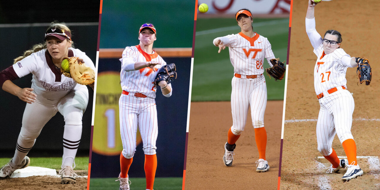 Four Hokies recognized by D1 Softball Preseason Position Rankings