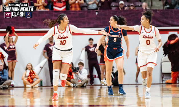 Four Hokies in double figures not enough to overcome Cavaliers Thursday night