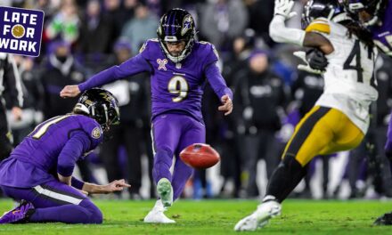 Late for Work: Justin Tucker ‘Has Been Nails’ Since Bye Week