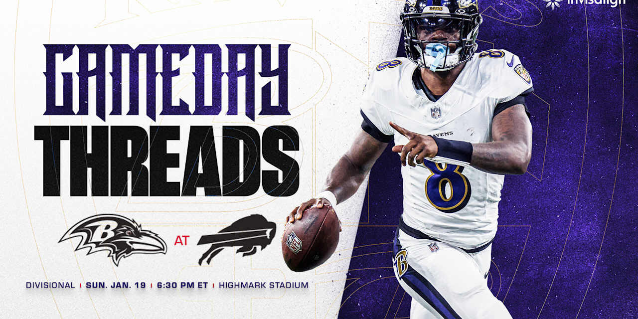 Ravens Are Going With an Icy Look in Chilly Buffalo