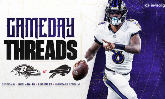 Ravens Are Going With an Icy Look in Chilly Buffalo