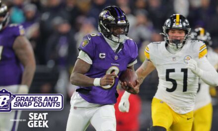 Grades & Snap Counts: Lamar Jackson’s Best Playoff Game Yet