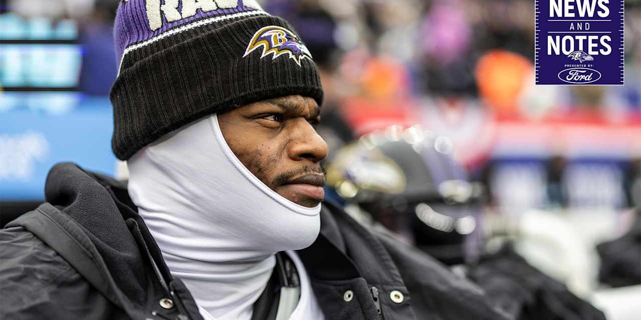 News & Notes: No Gloves: How Lamar Jackson Plans to Handle His Coldest Game Yet