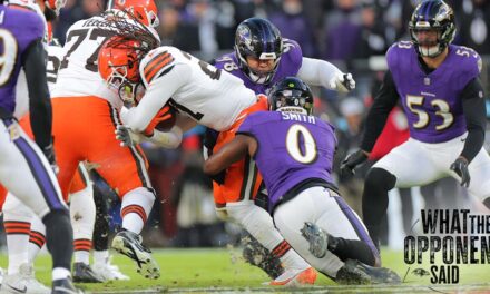 What the Browns Said After Losing to the Ravens