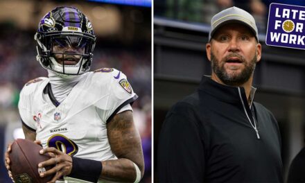 Late for Work: Ben Roethlisberger Picks Ravens to Beat Steelers, Praises Lamar Jackson