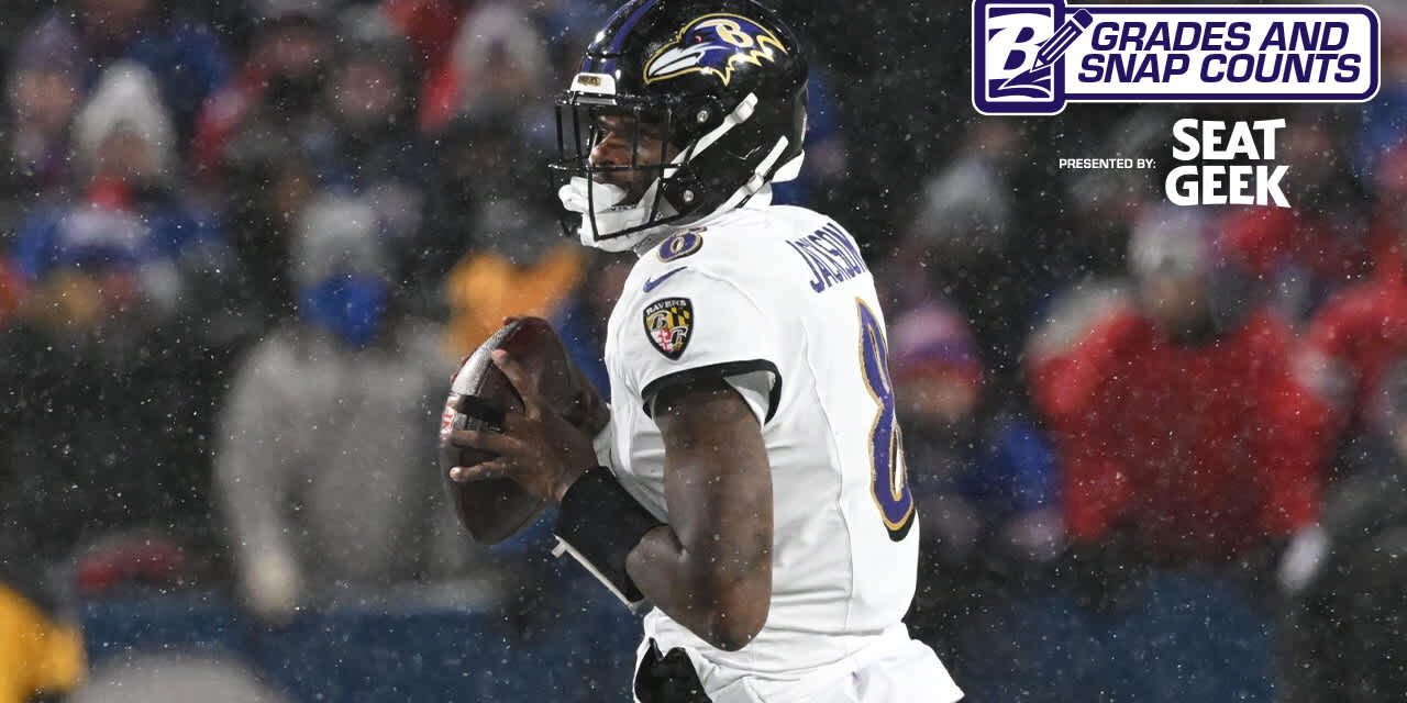 Grades & Snap Counts From Ravens’ Divisional Playoff Loss