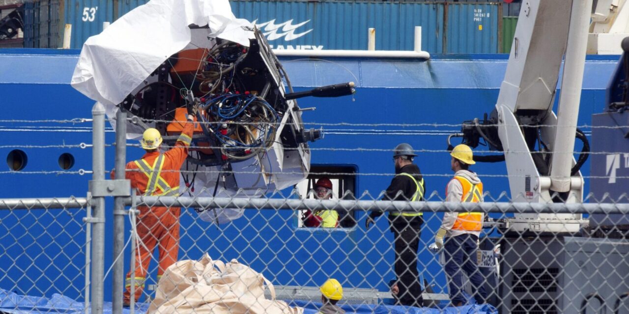 US Coast Guard releases recording that appears to be audio of Titanic submersible implosion