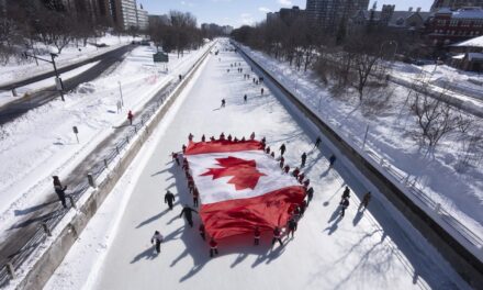 Defiant Canadians mark their flag’s anniversary as Trump hopes to make their country a state