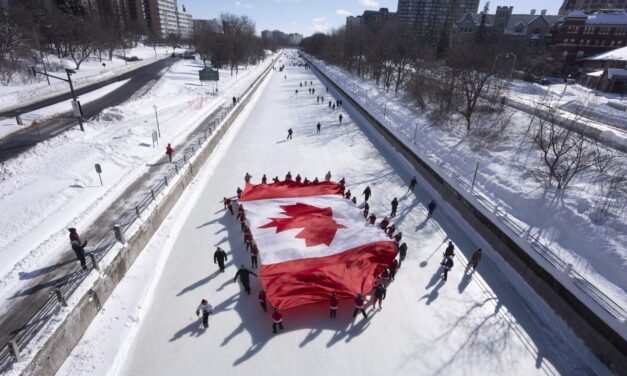 Defiant Canadians mark their flag’s anniversary as Trump hopes to make their country a state