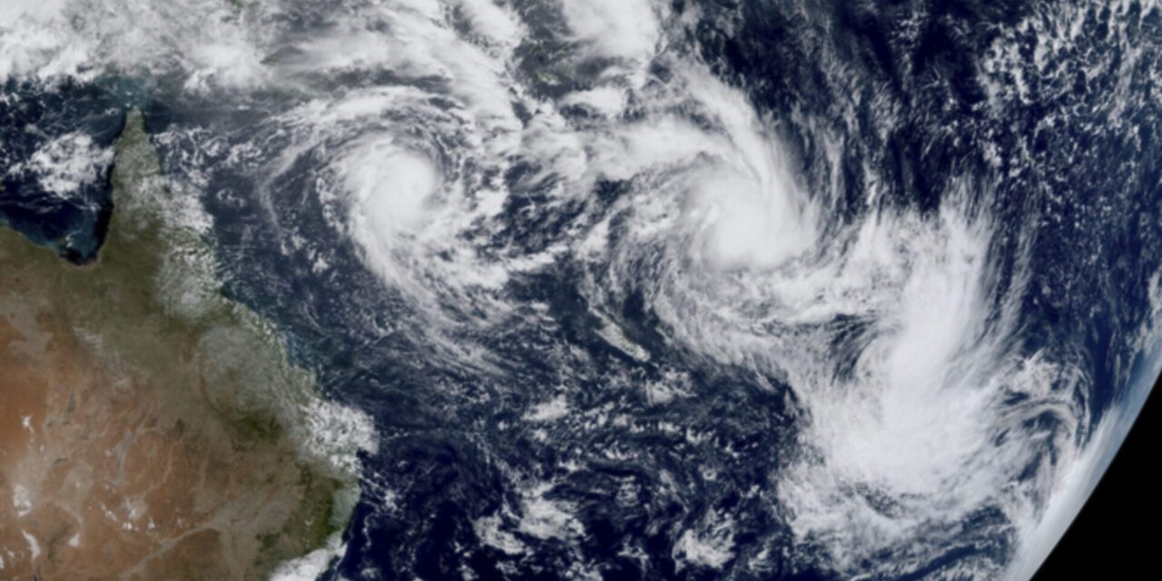 Three tropical cyclones are swirling in the South Pacific