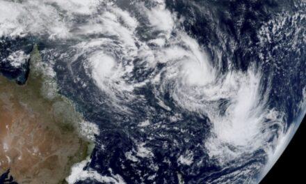 Three tropical cyclones are swirling in the South Pacific