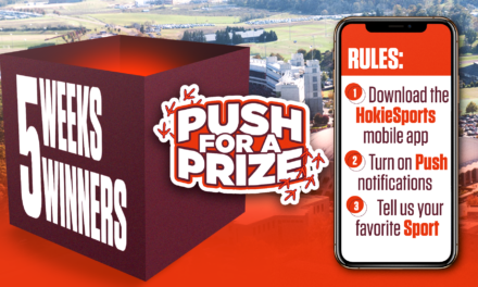 Virginia Tech Athletics Announces ‘Push for a Prize’ Sweepstakes