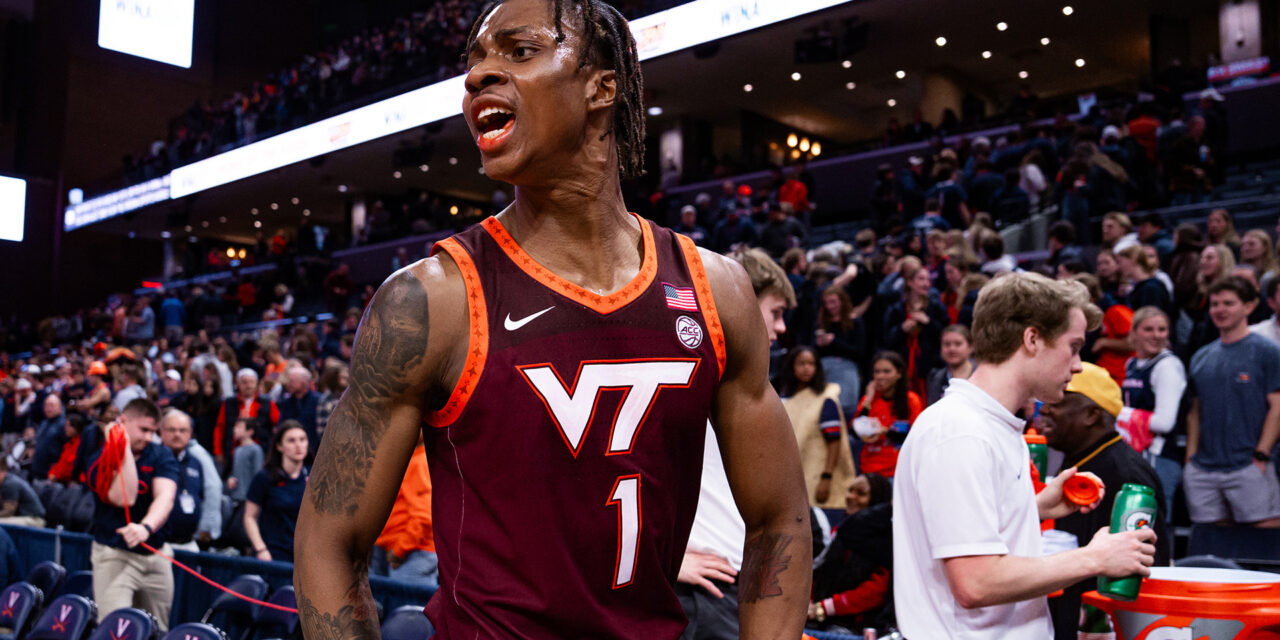 Hokies hang on to upend Virginia in Charlottesville, 75-74