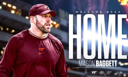 Mason Baggett returning to Virginia Tech as associate director of strength and conditioning