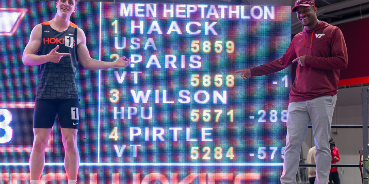 Hokies shatter seven records at the Doc Hale Elite Meet