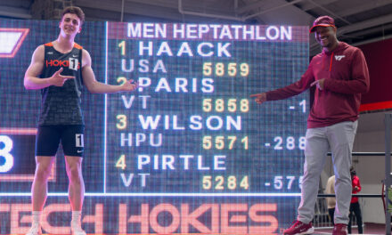 Hokies shatter seven records at the Doc Hale Elite Meet