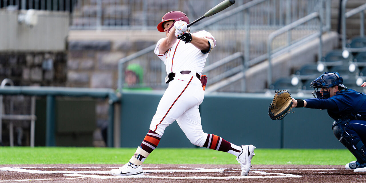 Virginia Tech’s Sam Tackett hammers 500-foot home run (Feb. 16, 2025)