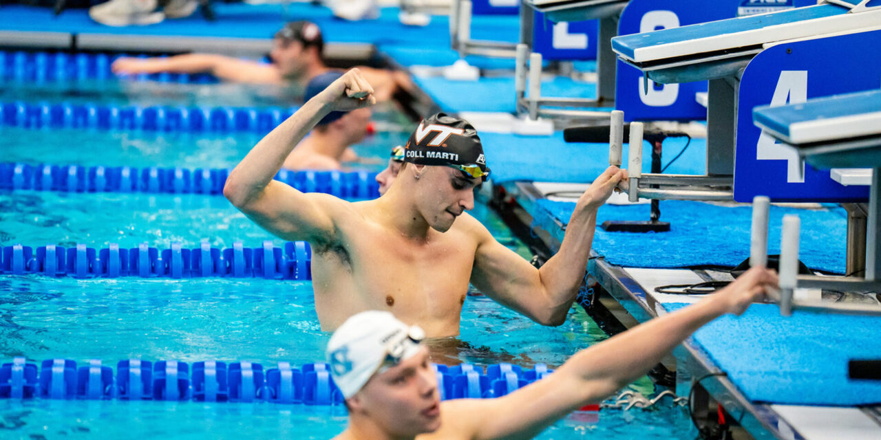 Coll Marti wins ACC gold in 200 IM