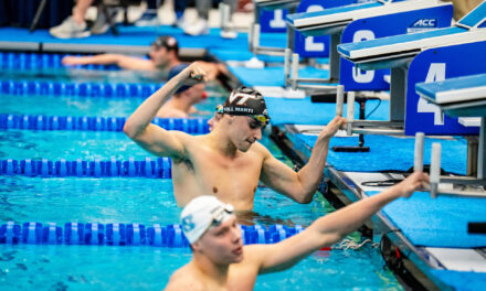 Coll Marti wins ACC gold in 200 IM