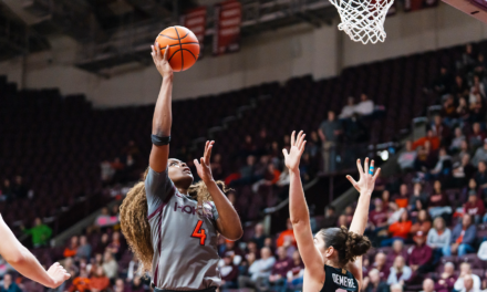 Micheaux’s double-double not enough Thursday as Hokies fall in overtime to Stanford 75-74