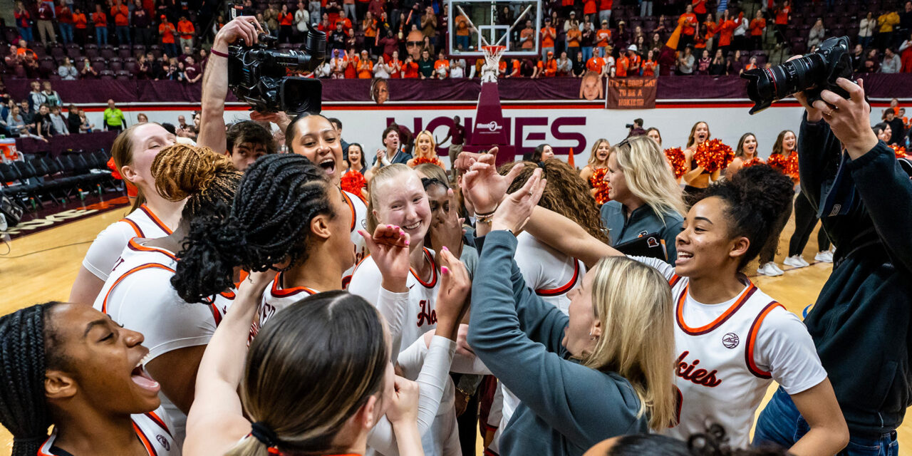 Hokies hold off Bears for 87-84 win on Senior Day at Cassell