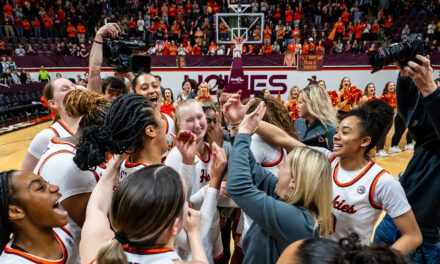 Hokies hold off Bears for 87-84 win on Senior Day at Cassell