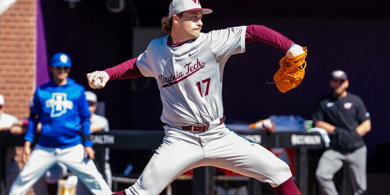 Brett Renfrow fans nine as Hokies topple Sycamores, 10-2