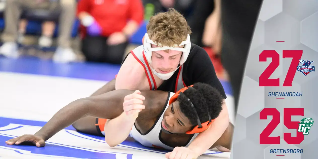 Wrestling Wraps Up Regular Season with Win at Greensboro