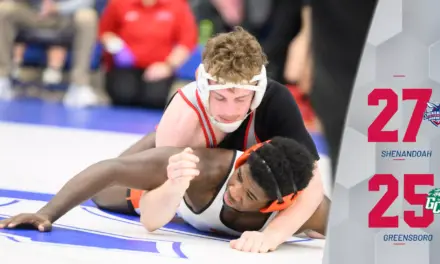 Wrestling Wraps Up Regular Season with Win at Greensboro