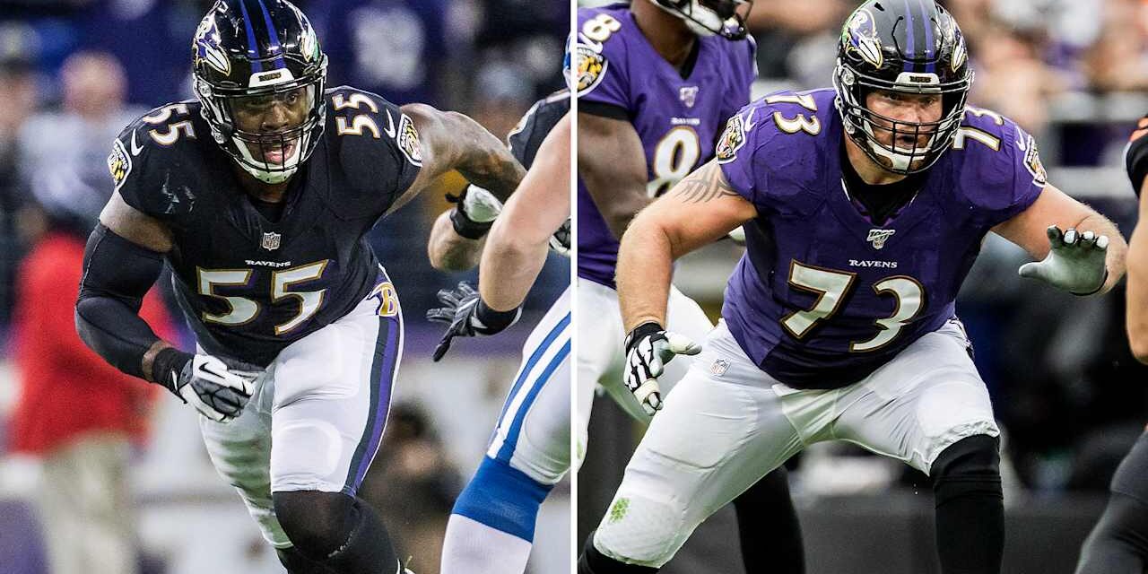 Terrell Suggs, Marshal Yanda Fall Short of Hall of Fame on First Ballot