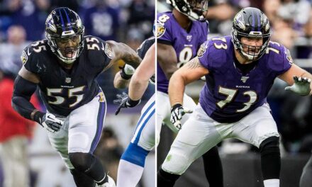 Terrell Suggs, Marshal Yanda Fall Short of Hall of Fame on First Ballot