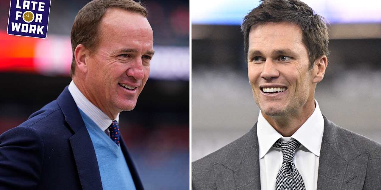 Late for Work: Peyton Manning, Tom Brady Laud Lamar Jackson, Who Could Join Them in Exclusive Club